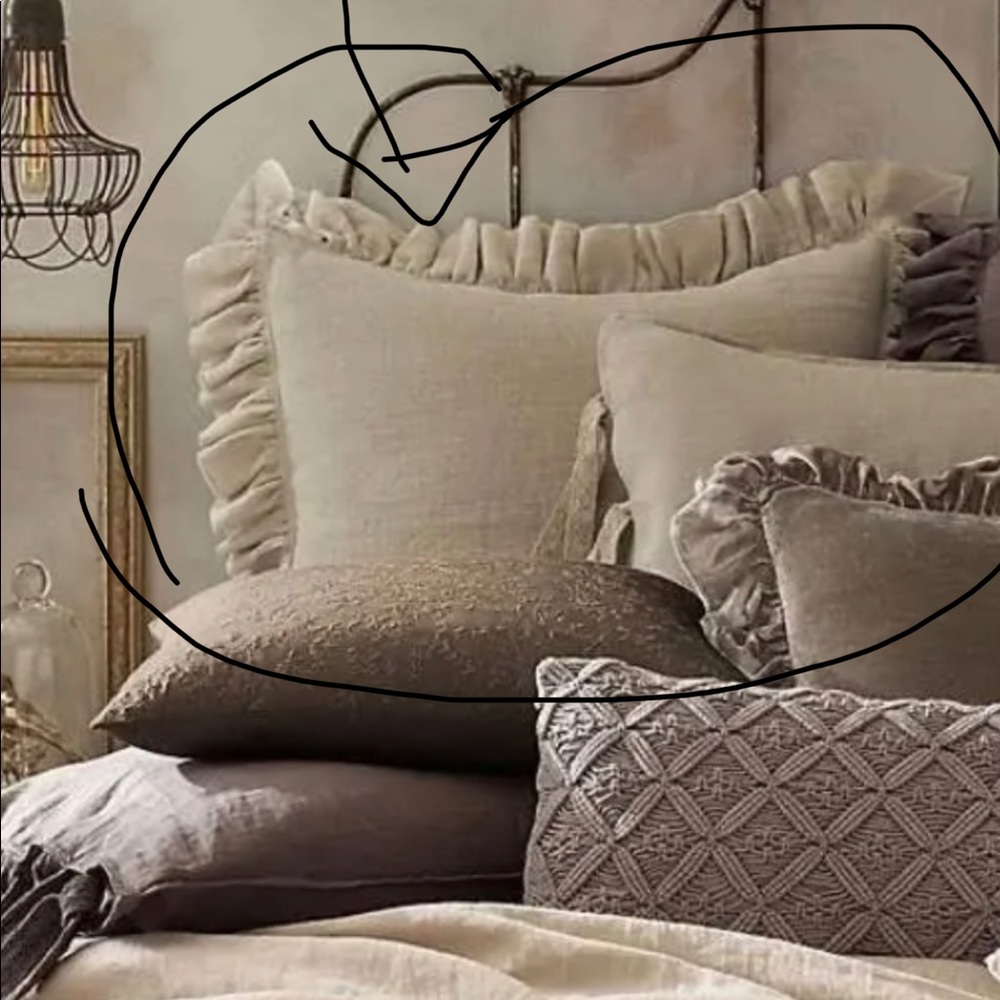 Wamsutta Vintage Washed Linen Euro Sham